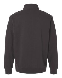 Independent Trading Co. SS4600QZ Unisex Midweight Quarter-Zip Pullover – Asphalt (back)