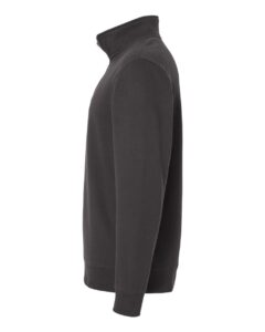 Independent Trading Co. SS4600QZ Unisex Midweight Quarter-Zip Pullover – Asphalt (side)