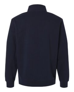 Independent Trading Co. SS4600QZ Unisex Midweight Quarter-Zip Pullover – Classic Navy (back)