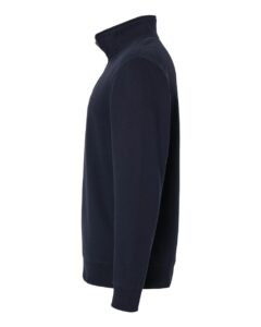 Independent Trading Co. SS4600QZ Unisex Midweight Quarter-Zip Pullover – Classic Navy (side)