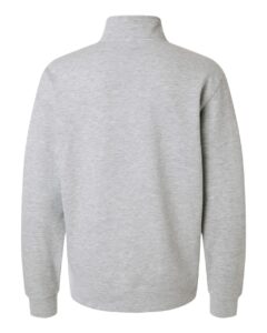 Independent Trading Co. SS4600QZ Unisex Midweight Quarter-Zip Pullover – Grey Heather (back)
