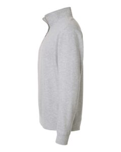 Independent Trading Co. SS4600QZ Unisex Midweight Quarter-Zip Pullover – Grey Heather (side)