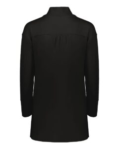 Holloway 223705 Women’s Eco Revive™ Ventura Cardigan – Black (back)
