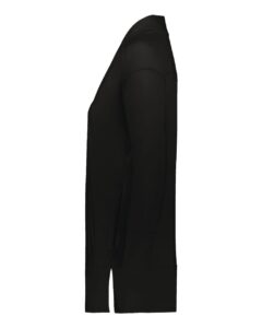 Holloway 223705 Women’s Eco Revive™ Ventura Cardigan – Black (side)