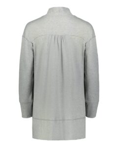 Holloway 223705 Women’s Eco Revive™ Ventura Cardigan – Grey Heather (back)