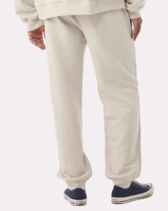 BELLA + CANVAS 4737 Unisex 10 oz. Heavyweight Sweatpants – Dust (on model back)