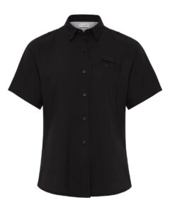 Paragon 704 Women’s Hatteras Performance Short Sleeve Fishing Shirt – Black