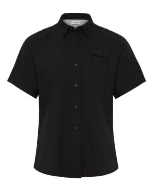 Paragon 704 Women’s Hatteras Performance Short Sleeve Fishing Shirt – Black