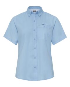 Paragon 704 Women’s Hatteras Performance Short Sleeve Fishing Shirt – Blue Mist