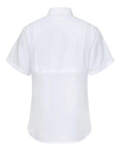 Paragon 704 Women’s Hatteras Performance Short Sleeve Fishing Shirt – White (back)