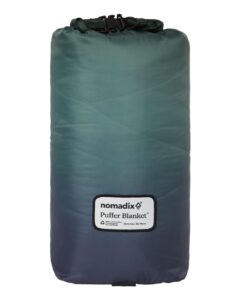 Nomadix CPB Puffer Blanket – Arctic Glow (side)