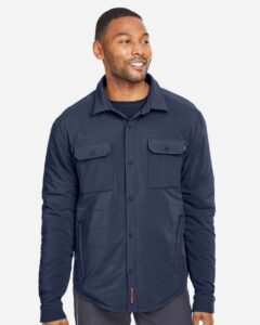 Spyder S17030 Men’s Axis Insulated Shirt Jacket – Frontier (on model)