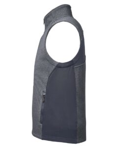 Spyder S17274 Men’s Pursuit Vest – Black Heather/ Polar (side)