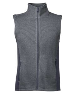Spyder S17274 Men’s Pursuit Vest – Black Heather/ Polar