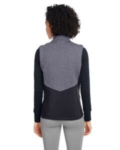 Spyder S17275 Women’s Pursuit Vest – Black Heather/ Black (on model back)