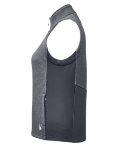 Spyder S17275 Women’s Pursuit Vest – Black Heather/ Polar (side)