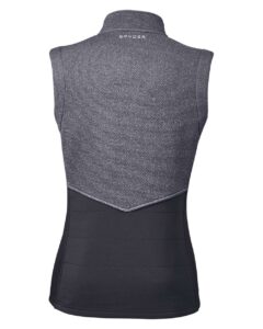 Spyder S17275 Women’s Pursuit Vest – Frontier Heather/ Black (back)