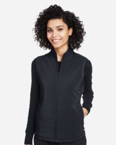 Spyder S17029 Women’s Axis Insulated Vest – Black (on model)