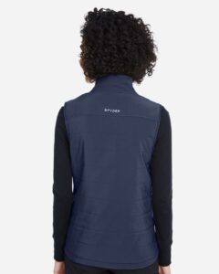 Spyder S17029 Women’s Axis Insulated Vest – Frontier (on model back)