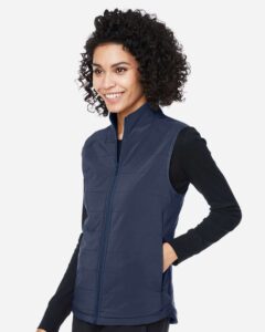 Spyder S17029 Women’s Axis Insulated Vest – Frontier (on model side)