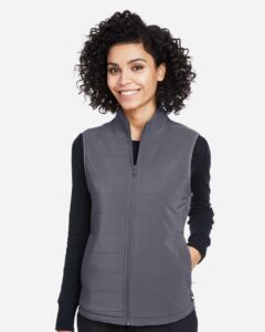 Spyder S17029 Women’s Axis Insulated Vest – Polar (on model)