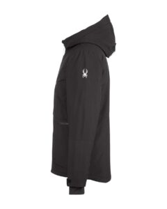 Spyder S18074 Men’s Convert Insulated Jacket – Black (side)