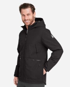 Spyder S18074 Men’s Convert Insulated Jacket – Black (on model side)