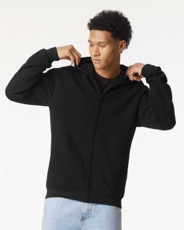 American Apparel Unisex ReFlex Fleece Full-Zip Hoodie Sweatshirt