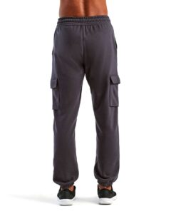 TriDri TD604 Unisex Riley Cargo Joggers – Charcoal (on model back)