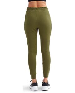 TriDri TD055 Women’s Fitted Maria Joggers – Olive (on model back)
