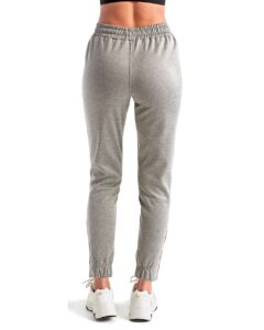 TriDri TD499 Women’s Spun Dyed Joggers – Grey Melange (on model back)