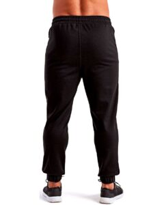 TriDri TD449 Unisex Spun Dyed Joggers – Black (on model back)