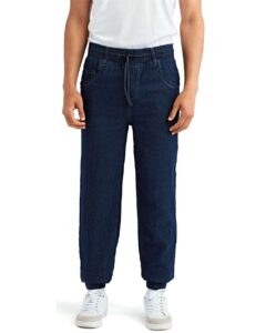 Artisan Collection by Reprime RP556 Unisex Chef’s Artisanal Joggers – Indigo Denim (on model)