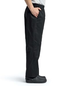 Artisan Collection by Reprime RP553 Unisex Essential Chef Pants – Black (on model side)