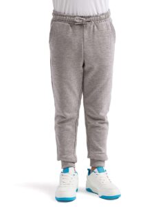 TriDri TD55B Youth Ashley Joggers – Heather Grey (on model)