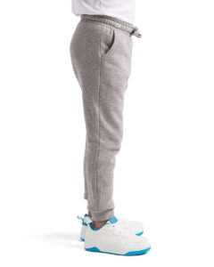 TriDri TD55B Youth Ashley Joggers – Heather Grey (on model side)