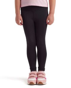 TriDri TD31B Youth Recycled Performance Legging – Black (on model)