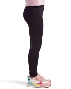 TriDri TD31B Youth Recycled Performance Legging – Black (on model side)