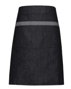 Artisan Collection by Reprime RP128 Domain Contrast Denim Waist Apron – Black Denim
