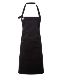 Artisan Collection by Reprime RP137 Calibre Heavy Cotton Canvas Pocket Apron – Black