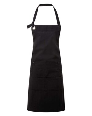 Artisan Collection by Reprime RP137 Calibre Heavy Cotton Canvas Pocket Apron – Black