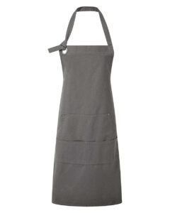 Artisan Collection by Reprime RP137 Calibre Heavy Cotton Canvas Pocket Apron – Dark Grey