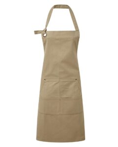 Artisan Collection by Reprime RP137 Calibre Heavy Cotton Canvas Pocket Apron – Khaki