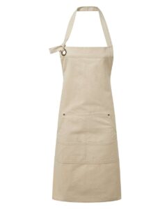 Artisan Collection by Reprime RP137 Calibre Heavy Cotton Canvas Pocket Apron – Natural