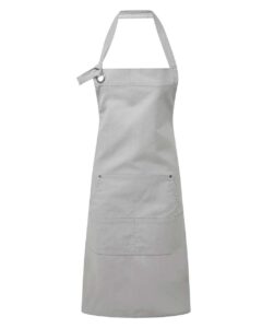 Artisan Collection by Reprime RP137 Calibre Heavy Cotton Canvas Pocket Apron – Silver