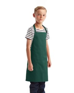 Artisan Collection by Reprime RP149 Youth Recycled Apron – Bottle (on model side)