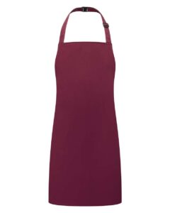 Artisan Collection by Reprime RP149 Youth Recycled Apron – Burgundy
