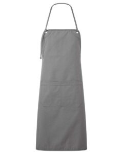Artisan Collection by Reprime RP181 Artisan’s Choice Double Pocket Canvas Apron – Dark Grey