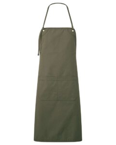 Artisan Collection by Reprime RP181 Artisan’s Choice Double Pocket Canvas Apron – Olive