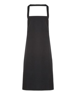 Artisan Collection by Reprime RP102 Organic Cotton Bib Apron – Black